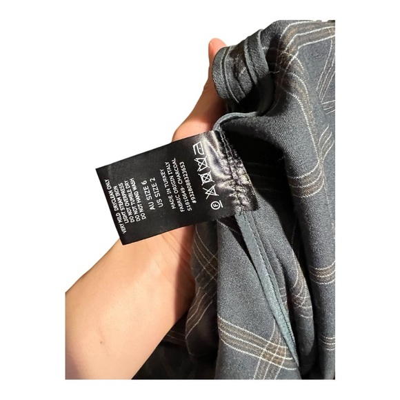 Scanlan Theodore Wool Plaid Belted Skirts - Picture 5 of 6